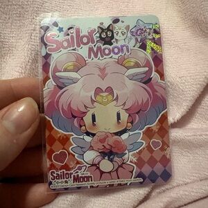 Japanese Sailor Moon card of Chibi moon as a Chibi character